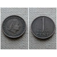 Нидерланды 1 цент 1953