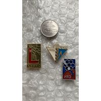 Значки Научно исследовательские институты,  3 шт