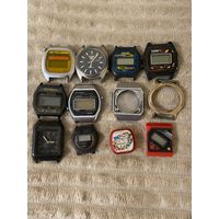 Часы электроника лотом с рубля без мпц!
