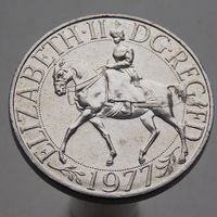 Великобритания 25 пенсов 1977 Cеребряный юбилей царствования Елизаветы II