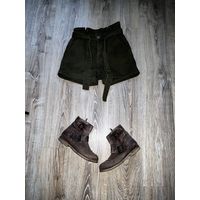 Шорты Denim co. цвета хаки, р.42