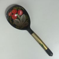 Ложка столовая "Вишня" (хохломская роспись.)
