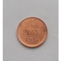 1 пенни 1912 года