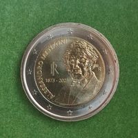 Италия 2 евро 2023 "50 лет со дня смерти Алессандро Мандзони". UNC из ролла.