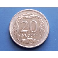 Польша. 20 грошей 2024. aUNC