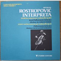 Mstislav Rostropovic Interpreta Dvorak / Saint-Saens – Concerto Per Violoncello Op. 104 / Concerto Per Violoncello Op. 33
