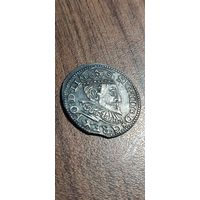 Отличные 3 гроша Трояк 1595 года! СОХРАН!Торг! Смотрите другие мои лоты