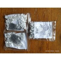 Скоба крепежная плоская 4мм, 3 упаковки по 50 шт с 1 рубля