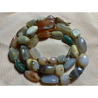 Бусы СССР Уральские самоцветы 66 см