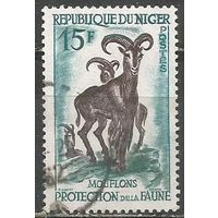 Нигер(Республика). Баран гривастый. 1959г. Mi#6.