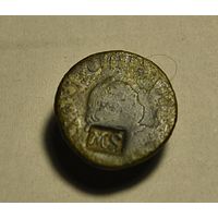 Грош  с надчеканом Михаила Сапеги