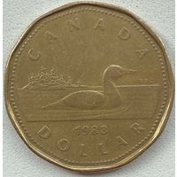 Канада 1 доллар 1988 г.