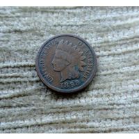 Werty71 США 1 цент 1898 ИНДЕЕЦ