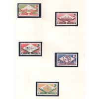 Эфиопия-1960,(Мих.417-421)  , **  , Спорт,  ОИ-1960, (полная серия),