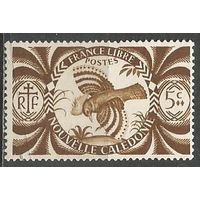 Новая Каледония. Нелетающая птица Каду. 1942г. Mi#272.