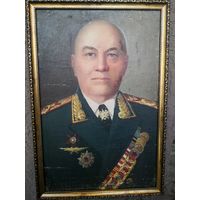 Картина. Маршал СССР. Холст. Масло