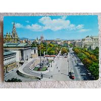 Австрия, Вена. Рингштрассе, парламент, ратуша, театр