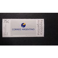 АРГЕНТИНА\171с\ 1994  эмблема аргентинской почты Mi 2197 MNH