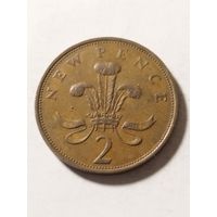 Великобритания 2 пенса 1977