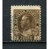 Канада - 1911/1918 - Король Георг V 3С - [Mi.94A] - 1 марка. Гашеная.  (Лот 48Gz)-T4P37