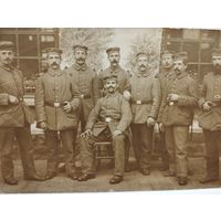 Фото ПМВ Группа немецких бойцов.Оригинал