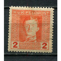 Австро-Венгрия - Полевая почта (Feldpost) - 1917/1918 - Император Карл I 2H - [Mi.54A] - 1 марка. MH.  (Лот 3JB)-TG3P56