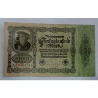 50000 марок 1922г. Германия