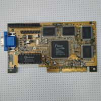 Ретро видеокарта (3D ускоритель) MS8801 ver.1.1 на чипе Trident BLADE 3D 9880.