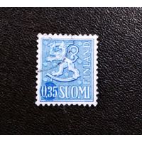 Марка Финляндия 1963 год Герб