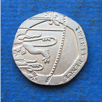 Великобритания 20 пенсов 2010