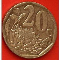 47-04 ЮАР 20 центов 2008 г.
