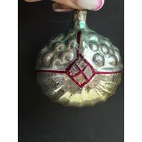Елочная игрушка корзина СССР