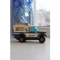 Машинка полиция lego city police K9 dog unit 2014 год