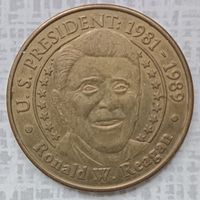 Медаль США: President 1981-1989 Ronald W. Reagan. The Sunoco Presidential Coin Series #3