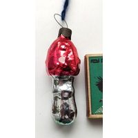 Ёлочная игрушка. Мухомор. 055.