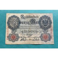 20 марок 1910 год Е-8942376 / номер семь знаков