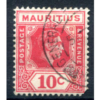 Британские колонии - Маврикий - 1938/47г. - король Георг VI, 10 с - 1 марка - гашёная [Mi 207]. #3-WB-74-A-1