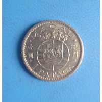 Макао 1 патака 1968 год колония Португалии