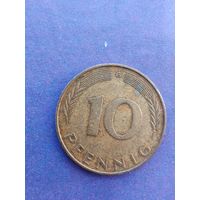 Германия ФРГ 10 пфеннигов 1972 G