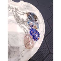 Кулоны подвески муранское стекло, миллефиори сталь