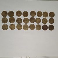 Монеты CCCР 3 копейки 24 шт.