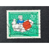 Германия 1967. Благотворительные почтовые марки - Сказки