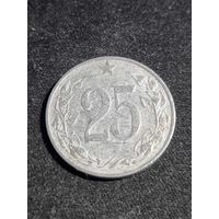 Чехословакия 25 геллеров 1953