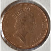 Великобритания. 1 пенни 1985 года. (2)