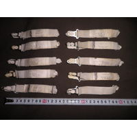 Подвязки детские из шотландки БССР 1981 г. 10 шт.Новые.С рубля.