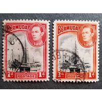 Марки Бермуды 1938 год