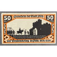 Нотгельд 50 пфеннигов 1921 год. Плен. Веймарская республика