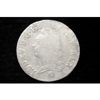 Талер (экю) 1774 г. Франция, Людовик XV