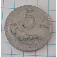 5 лир 1954 Италия