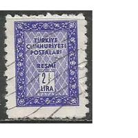 Турция. Орнамент. Доплатная марка. 1960г. Mi#76.